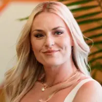 World Cup alpine ski racer Lindsey Vonn speaks at the Women Drive event at Miami International Autodrome on May 1^ 2025.