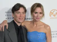 Cillian Murphy and Emily Blunt at the 2024 Producers Guild Awards at the Dolby Theatre. LOS ANGELES^ USA. February 25^ 2024