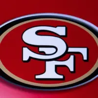 NFL's San Francisco 49ers LOGO on red background