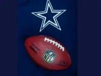 NFL Dallas Cowboys club equipment with NFL official ball^ product shot
