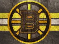 Emblem of the Boston Bruins. The Boston Bruins are a professional ice hockey team. Logo for presentation or infographics.