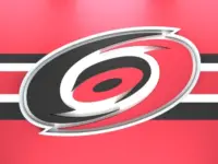 Emblem of the Carolina Hurricanes. The Carolina Hurricanes are a professional ice hockey team. Logo for presentation or infographics. 3D render. 3D Illustration