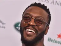 Aldis Hodge arrives to the BAFTA Los Angeles and BBC America TV Tea Party on September 21^ 2019 in Hollywood^ CA