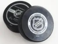Official licensed hockey puck for NHL^ National hockey league