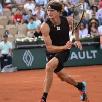 Roland Garros tennis tournament Alexander Zverev (GER) playing Sebastien Ofner (AUT) in the 1st Round of the French Open Paris^ France - 22 May 2022