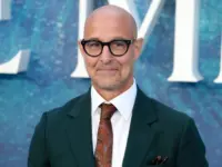 London^ United Kingdom - May 15^ 2023: Stanley Tucci attend the UK Premiere of "The Little Mermaid" at Odeon Luxe Leicester Square in London^ England.