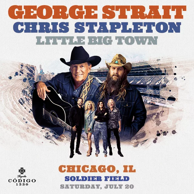 Strait at Soldier Field Summer 2024 with Chris Stapleton, Little