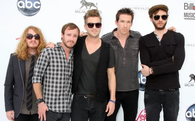 One Republic arriving at the 2011 Billboard Music Awards at MGM Grand Garden Arena on May 22^ 2010 in Las Vegas^ NV.