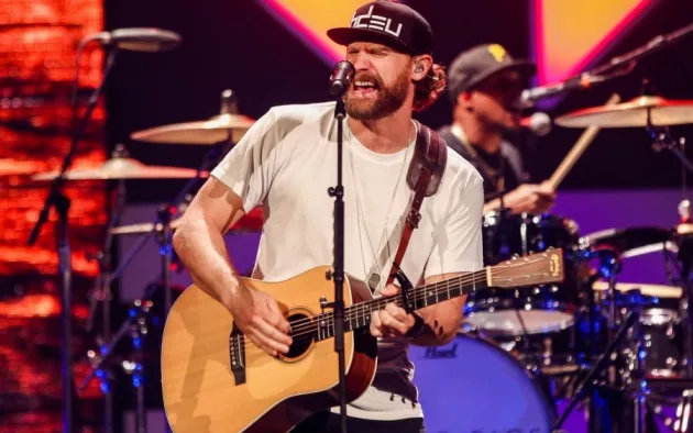Chase Rice performs onstage during the 2021 iHeartCountry Festival Presented By Capital One at The Frank C. Erwin Jr. Center on October 30^ 2021 in Austin^ Texas.