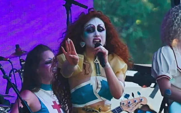 Chappell Roan performs at Bonnaroo music festival Manchester^ Tennessee USA - 06-16-2024