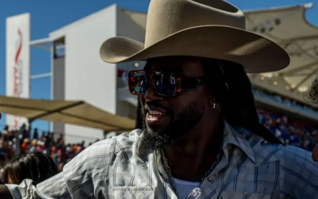 Shaboozey^ singer/ songwriter. at the F1 United States Grand Prix 2025. AUSTIN^ TEXAS^ UNITED STATES - October 19^ 2025