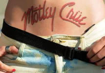 fan with tattoo with the name of the band Motley Crue waiting for the show at Rock in Rio in the city of Rio. Rio de Janeiro^ Brazil^ September 25^ 2015.