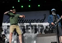 Hollywood Undead performing at festival Rock for People in Hradec Kralove^ Czech republic^ June 5^ 2015.