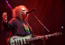 Robert Smith of the Cure in concert at Kaseya Center Miami. MIAMI^ FLORIDA - JULY 01^ 2023
