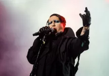 Marilyn Manson performing at Metaldays Festival. Tolmin^ Slovenia - July 24th^ 2018
