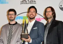Linkin Park at the 2017 American Music Awards at the Microsoft Theatre LA Live. LOS ANGELES^ CA - November 19^ 2017