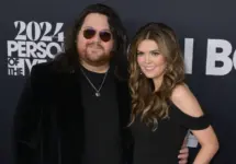 Wolfgang Van Halen and wife Andraia Allsop at the MusiCares Person of the Year Gala. LOS ANGELES^ USA. February 02^ 2024
