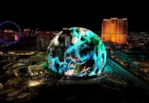 Las Vegas Sphere; Las Vegas^ Nevada^ United States - 12.1.2023