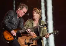 Goo Goo Dolls sings on stage rock in rio world 2019 RIO DE JANEIRO^ BRAZIL^ SEPTEMBER^ 29^ 2019