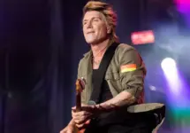 Rio de Janeiro^ Rio de Janeiro^ Brazil September 29^ 2019: Goo Goo Dolls. Third day of Rock in Rio 2019 at the olympic park at Barra da Tijuca.