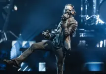Ghost performs on stage at the Wells Fargo Center during the Skeletour World Tour. Philadelphia^ PA USA - July 19^ 2025
