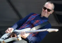 Guitarist Tom Dumont performs with his band No Doubt at the New Orleans Jazz and Heritage Festival New Orleans^ LA - May 1^ 2015