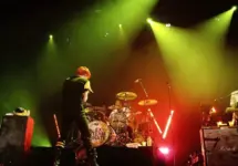 Gerard Way^ frontman of My Chemical Romance band^ performs at Sant Jordi Club on March 5^ 2011 in Barcelona^ Spain.