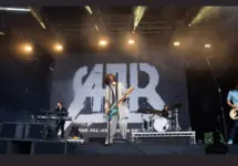 All-American Rejects perform live at slam dunk festival uk. leeds^ United Kingdom^ 26th may 2024