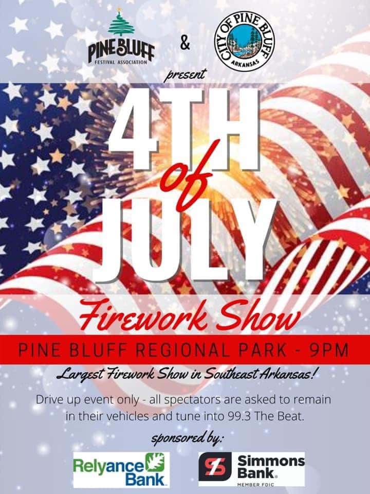 Pine Bluff to host 4th of July Fireworks Show at Regional Park