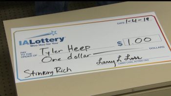 1 dollar huge check