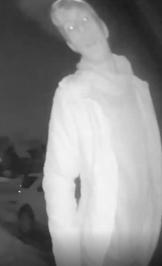 suspect on doorbell camera
