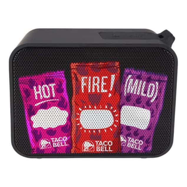 taco bell waterproof speaker