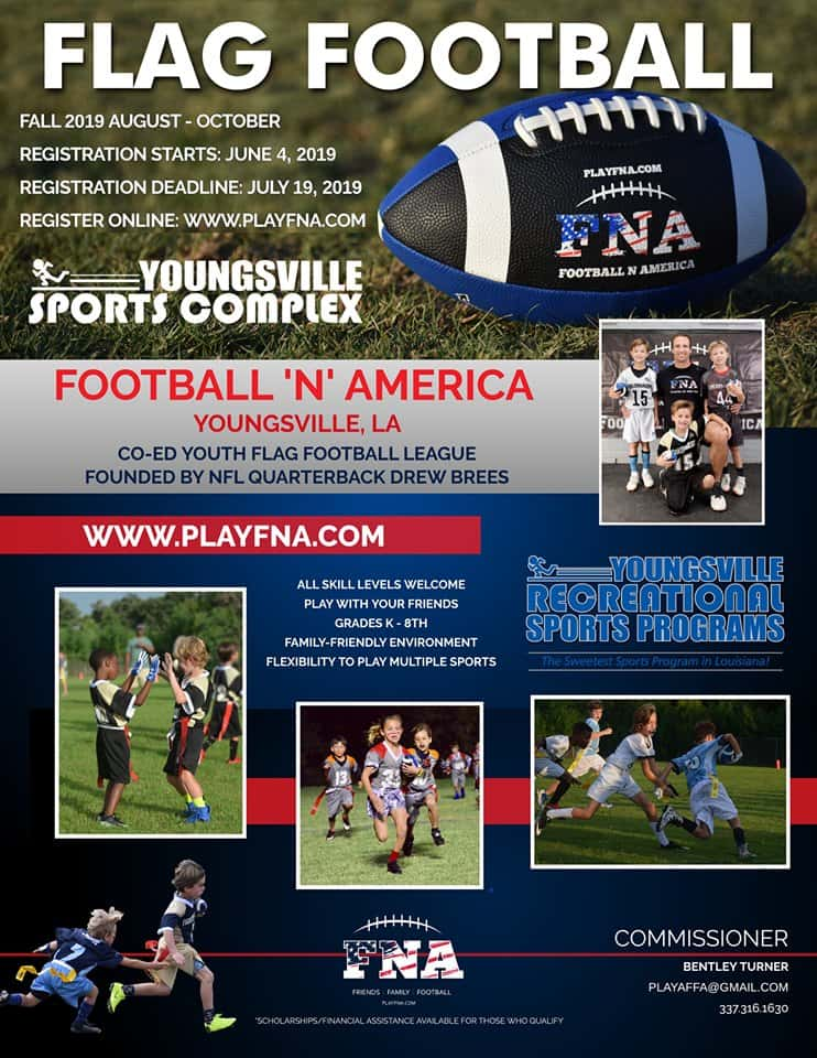 Youngsville Sports Complex Partnering with Drew Brees