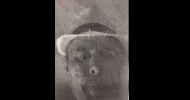 photocopy of burglars face