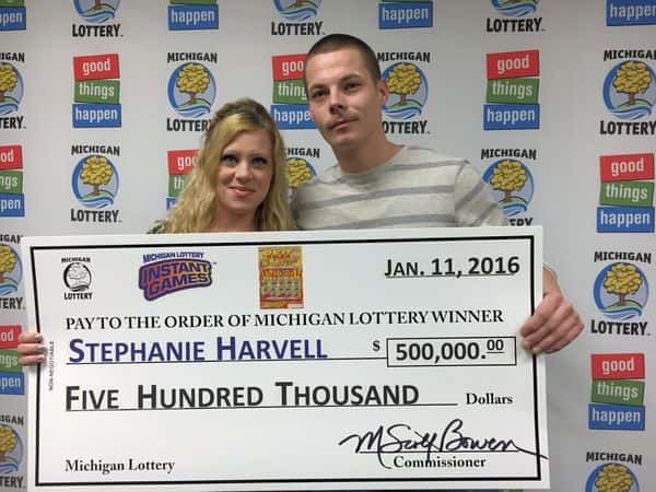 stehpanie harvell michigan lottery winner