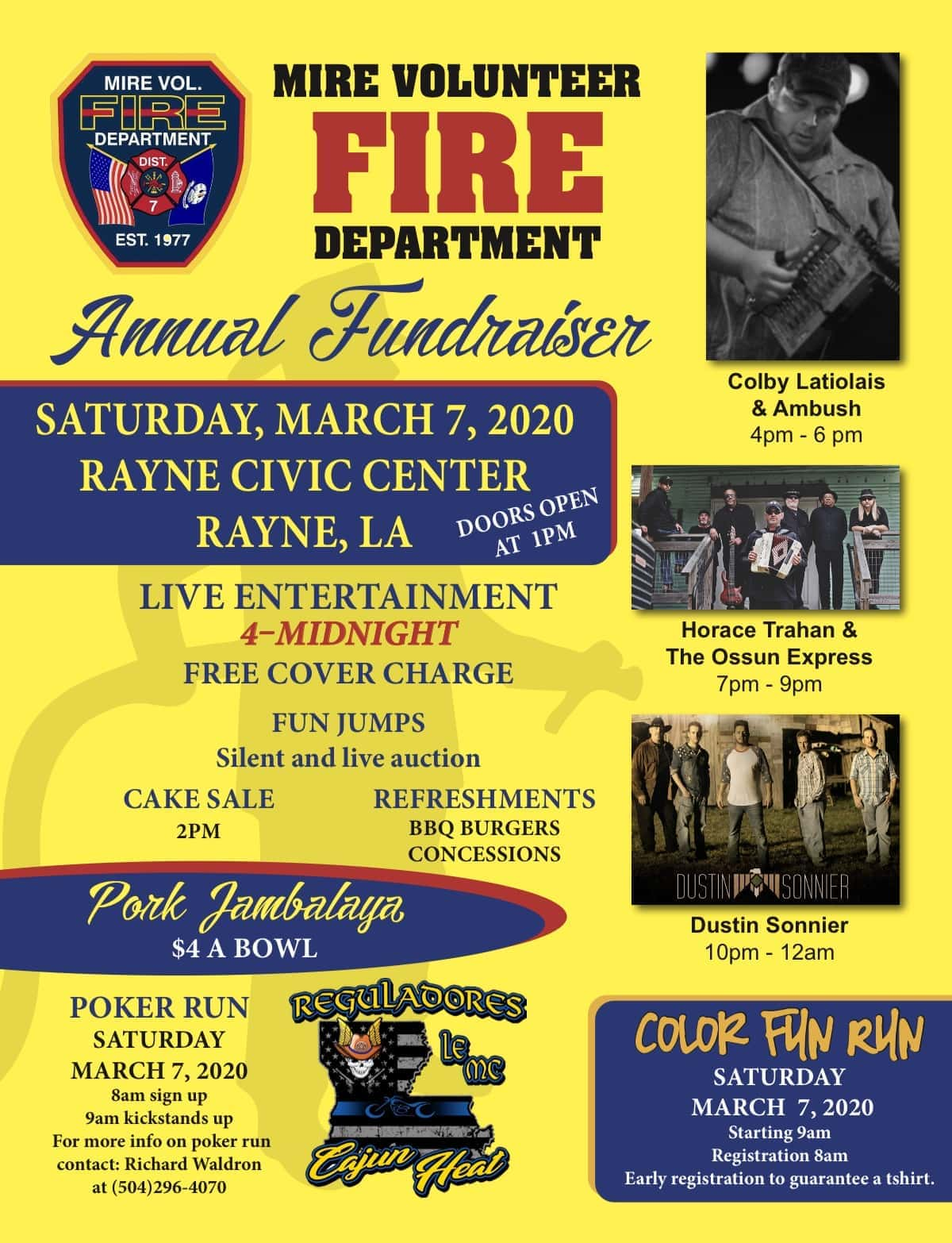 Mire Volunteer Fire Department Fundraiser Pure Country 106 7