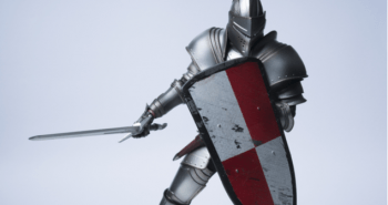 knight with sword and shield
