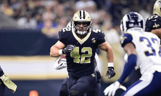 zach line black saints uniform