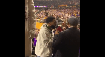 obj takes megaphone