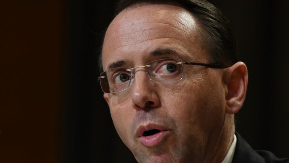 President Trump Says He Has No Plans To Fire Justice Department's Rosenstein 100.7 KGMO